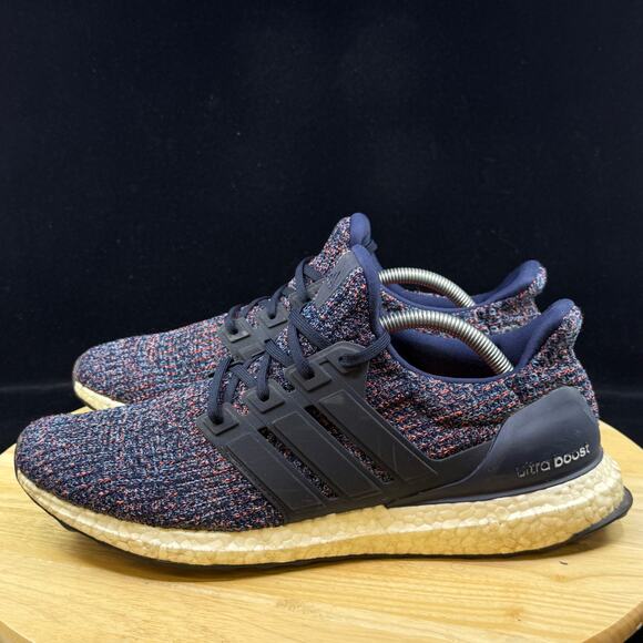 Adidas Men's UltraBoost 4.0 Navy Multi-Color Running Shoes Size 11 - Picture 7 of 10